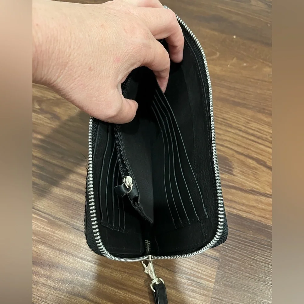 JM New York Black Wallet